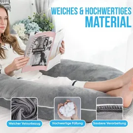 Avalo Schwangerschaftskissen 5XL 330 cm Grau