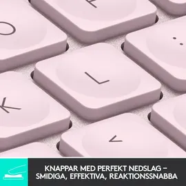 Logitech MX Keys Mini DNK/FIN/NOR/SWE rosa