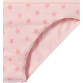 PETITE FLEUR Bikinislip PETITE FLEUR, Kinder, Gr. 158/164, 8 Stk., bunt (gelb, lila, mint, rosa), Jersey, Obermaterial: 95% Baumwolle, 5% Elasthan, bedruckt, unifarben, Unterhosen, mit Sternen-Print und unifarben