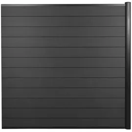 MCW Windschutz Savoie 375 x 180 cm grau WPC 2 St.