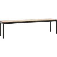 &Tradition Ville AV28 Gartenbank, 180 x 40 cm, schwarz
