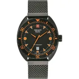 Swiss Alpine Military Turtle Quarz schwarz 44 mm 7066.1179