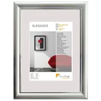 The Wall Kunststoff Bilderrahmen Elegance alu-metallic-silber, 50 x 70