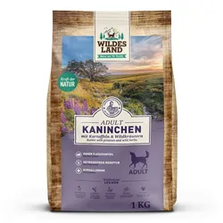 Wildes Land Kaninchen Hundetrockenfutter WL Kaninchen 1kg Hundetrockenfutter