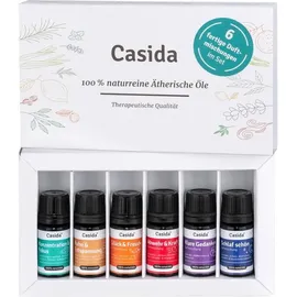 Casida GmbH Ätherische Öle Duftmischungen Set Naturrein Top 6
