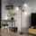 GLOBO Stehlampe 3-flg. 154,0 cm schwarz