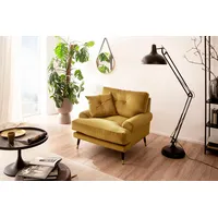 Trends by hg Loungesessel »Samir«, mit Strasssteinen und goldfarben