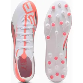 Puma Ultra 5 Match MG Herren PUMA White/PUMA Black-Glowing Red 46
