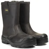 Aigle Iolar S3 - Gummistiefel - Herren Dark Brown 42