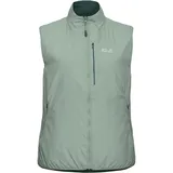 Jack Wolfskin Damen Trail Light Ins 2in1 Weste (Größe L, gruen)