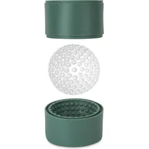 Kikkerland Eiswürfelformen - Kikkerland - Cu341 - Golfball-form - 2 Stück - Grünes Silikon