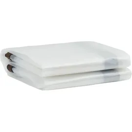 vidaXL Transparente Plane mit Ösen 2x5 m Polyethylen