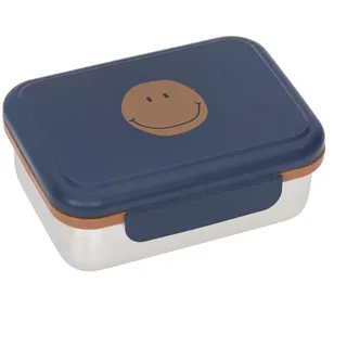 Lässig Edelstahl Lunchbox Frühstücksbox Nachhaltig Kindergarten Schule/Lunchbox Stainless Steel Little Gang Smile navy