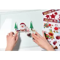 HERMA Weihn.Fensterbild Weihnachtsfreude 15115