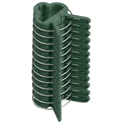 varivendo Pflanzenklammer Set Mini 28 Stück Mixed Pflanzenhalter Pflanzenclips Rankhilfe Befestigungsset für Garten Balkon Tomaten Gurken Blumen