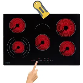 Arebos Elektro-Kochfeld 5 Kochzonen