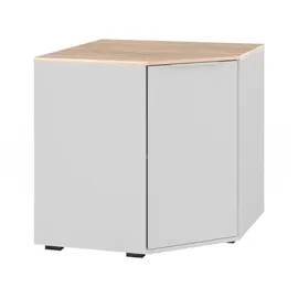 Vicco Eckkommode Betti 78 x 78 cm Weiß/Sonoma