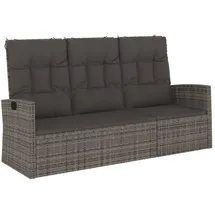 vidaXL Gartenbank 173 x 60 x 80 cm Grau