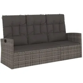 vidaXL Gartenbank 173 x 60 x 80 cm Grau