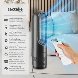 Tectake Turmventilator Polar Anthrazit