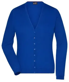 Damen Strickjacke JN660, königs-blau, Größe XL - blau - XL