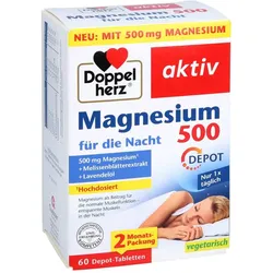 Doppelherz Magnesium 500 für die Nacht