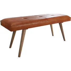FineBuy Schuhbank 117 x 51 x 117 cm Sitzbank / Braun