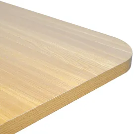 Oviala Skandinavischer rechteckiger Esstisch 180 cm heller Holzeffekt