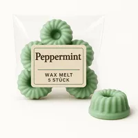 ❥ 5er Set - Duftwachs | Melt | Duftkerzen | Raumduft für die Aromalampe ❥ (Pfefferminz- Peppermint)