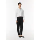 Comma, Chinohose mit Gürtel Schwarz 40
