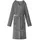 vidaXL Bademantel Hoodie Dunkelgrau S Flanell