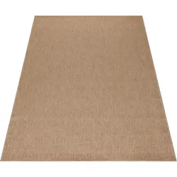 Outdoorteppich AYYILDIZ TEPPICHE "DHAKA 8713", beige, B:140cm H:5mm L:200cm, Polypropylen, Teppiche, Pflegeleicht / Strapazierfähig / In- und Outdoor geeignet