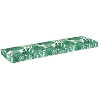 VidaXL Pallet Kissen für Bank Blattmuster 140x40x8 cm Oxford