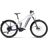 Haibike Adventr FS 9 Yamaha 720Wh Elektro Fullsuspension Mountain Bike Matte Silver/Dark Blue | S/41cm