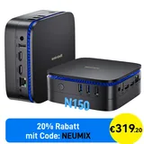Blackview MP60 Mini-PC 2023 4K Ultra HD Intel Alder Lake N150 3,60 GHz 16 GB RAM 512 GB SSD Intel UHD Graphics Windows 11 Pro