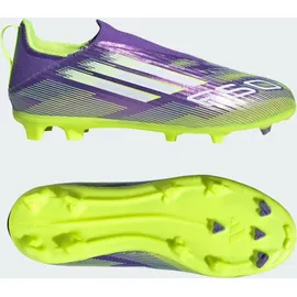 adidas F50 League Laceless FG/MG Purple Rush / Cloud White / Lucid Lemon 30.5