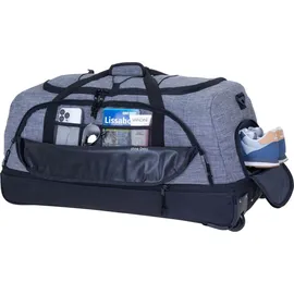 Elephant Gin Cruiser 4-Rollen 130 cm / 135 l grau/schwarz