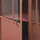 Woood Vitrine Exhibit 80 x 30 x 200 cm Braun