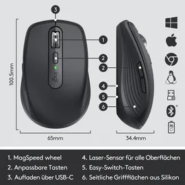 Logitech MX Anywhere 3 schwarz