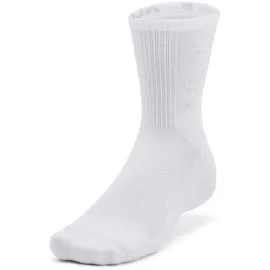 Under Armour 3-Maker 3-Pack Mid-crew Socks white -white mod gray M