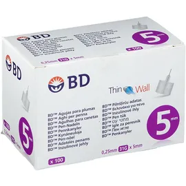 Mediq Deutschland GmbH BD Thin Wall Pen-Nadeln 0.25 31Gx5 mm