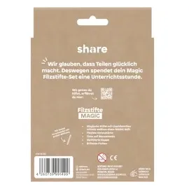 Share Filzstift Magic 4-0005-10 sortiert 10 Stück