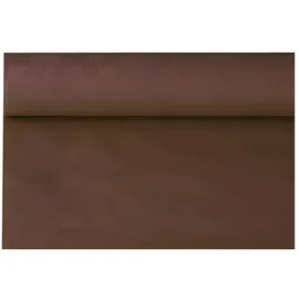 Papstar Papiertischtuch mit Damastprägung 6 m x 1,2 m Braun