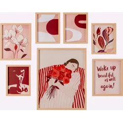 Bild HEINE HOME, farbe bild(er): natur, rot, T:2cm, Bilder, Bild