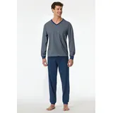 SCHIESSER Pyjama Comfort Essentials Blau 48