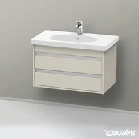 Duravit Ketho Waschtischunterschrank, 2 Auszüge, KT664709191,