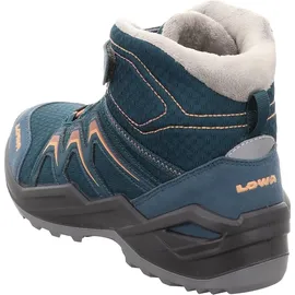Lowa Maddox Warm GTX Mid Kinder Petrol/Rose 38