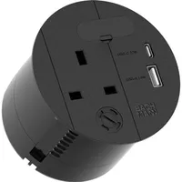 Bachmann LOOP IN CHARGE 1xUK 1xUSB A/C 22W 1xKBD