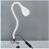 B.K.Licht LED Klemmleuchte dimmbar Schreibtisch Büroleuchte Nachttisch Lampe