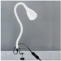 B.K.Licht LED Klemmleuchte dimmbar Schreibtisch Büroleuchte Nachttisch Lampe
